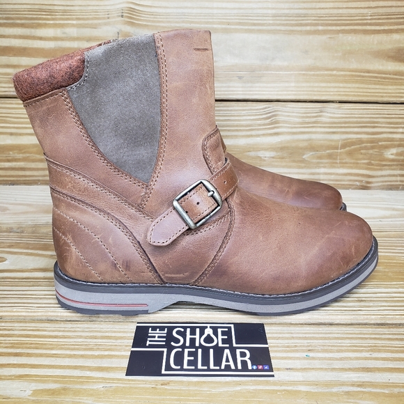 L.L. Bean Shoes Llbean Womens 6 Brown Leather Buckle Side Zip Lined